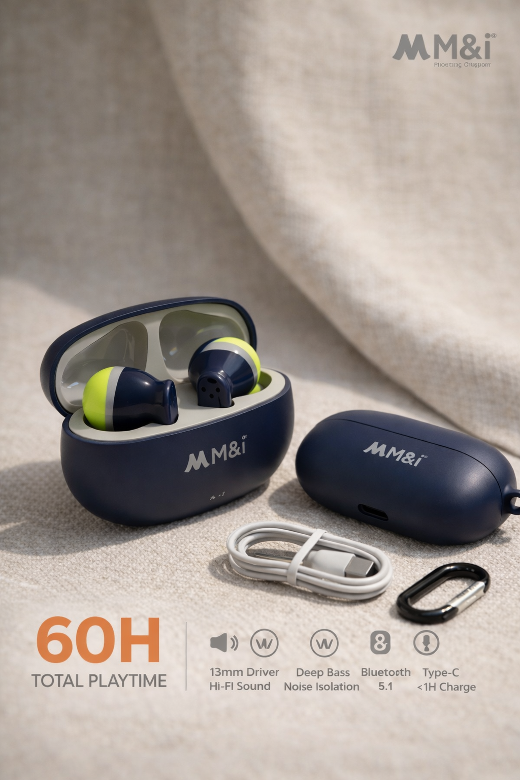 M&i BOSS Series M Pods - TWS-922 Wireless Earbuds